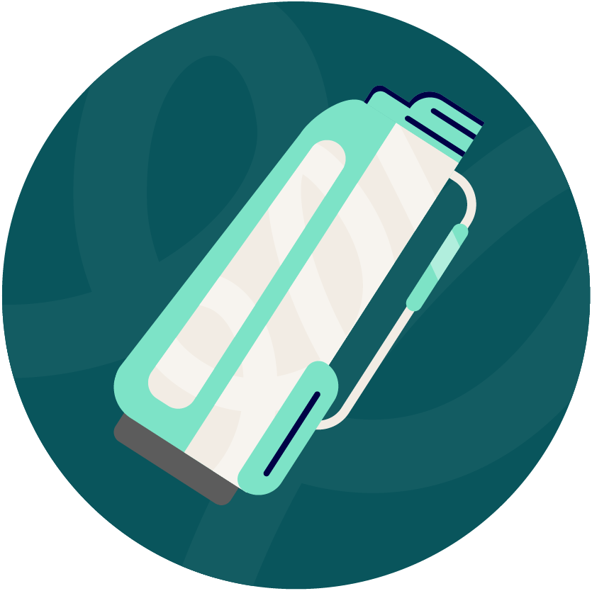 Graphic of golf bag